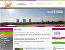 Tablet Screenshot of inselschule-fehmarn.de